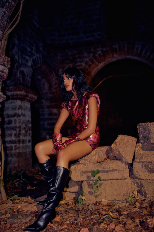 THE BUBBLY DRESS & GLOVES