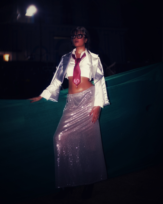 COUNTDOWN WRAP-AROUND SKIRT