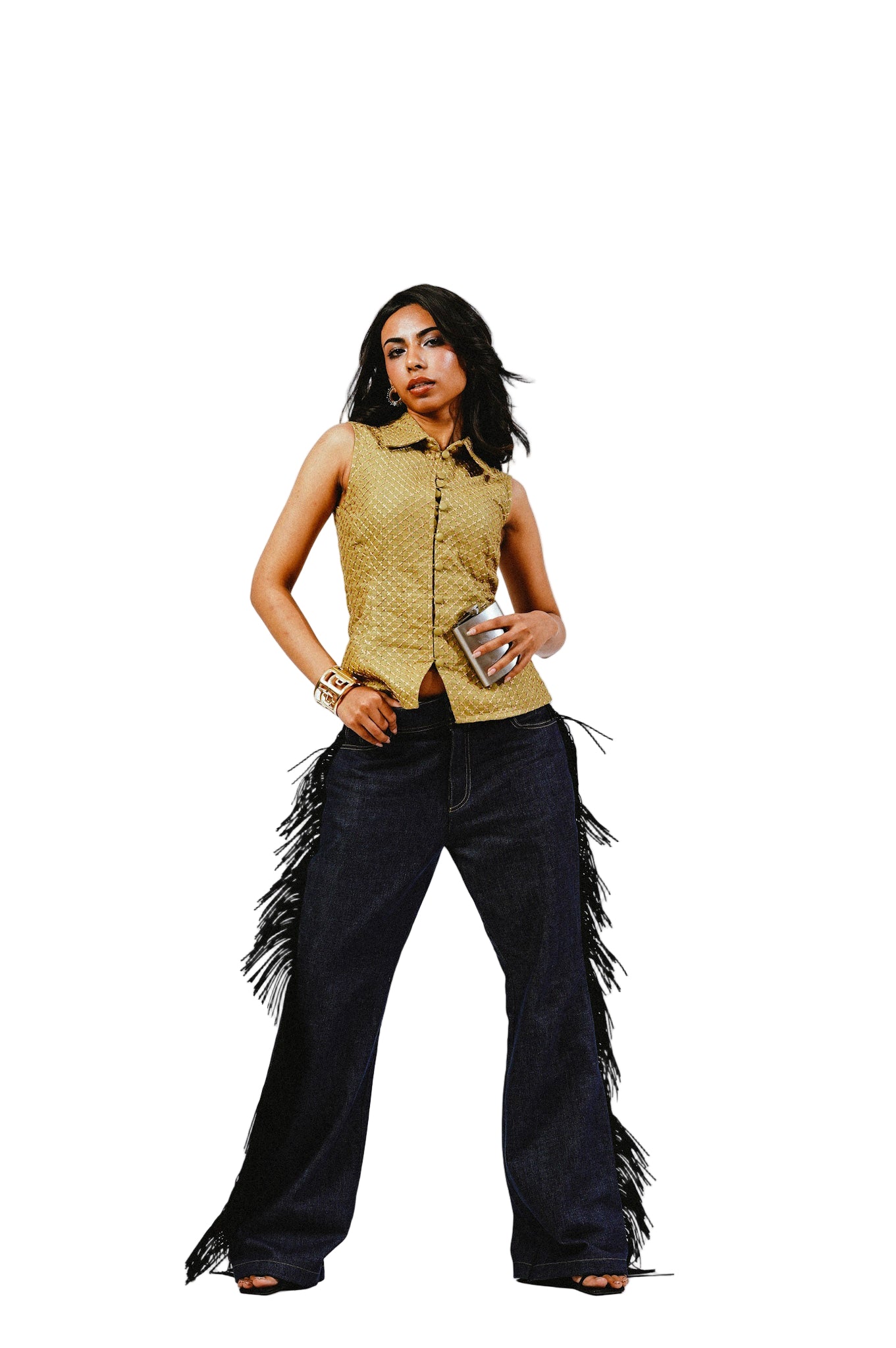 FRINGE WITH BENEFIT PANTS
