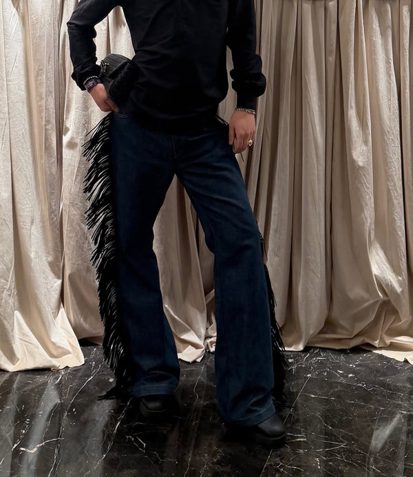 FRINGE WITH BENEFIT PANTS